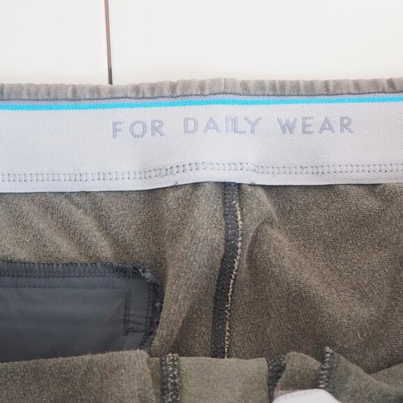 Mack Weldon Sweatpants Mens Size L Green For Daily Wear Active Zip Pocket - Picture 4 of 9